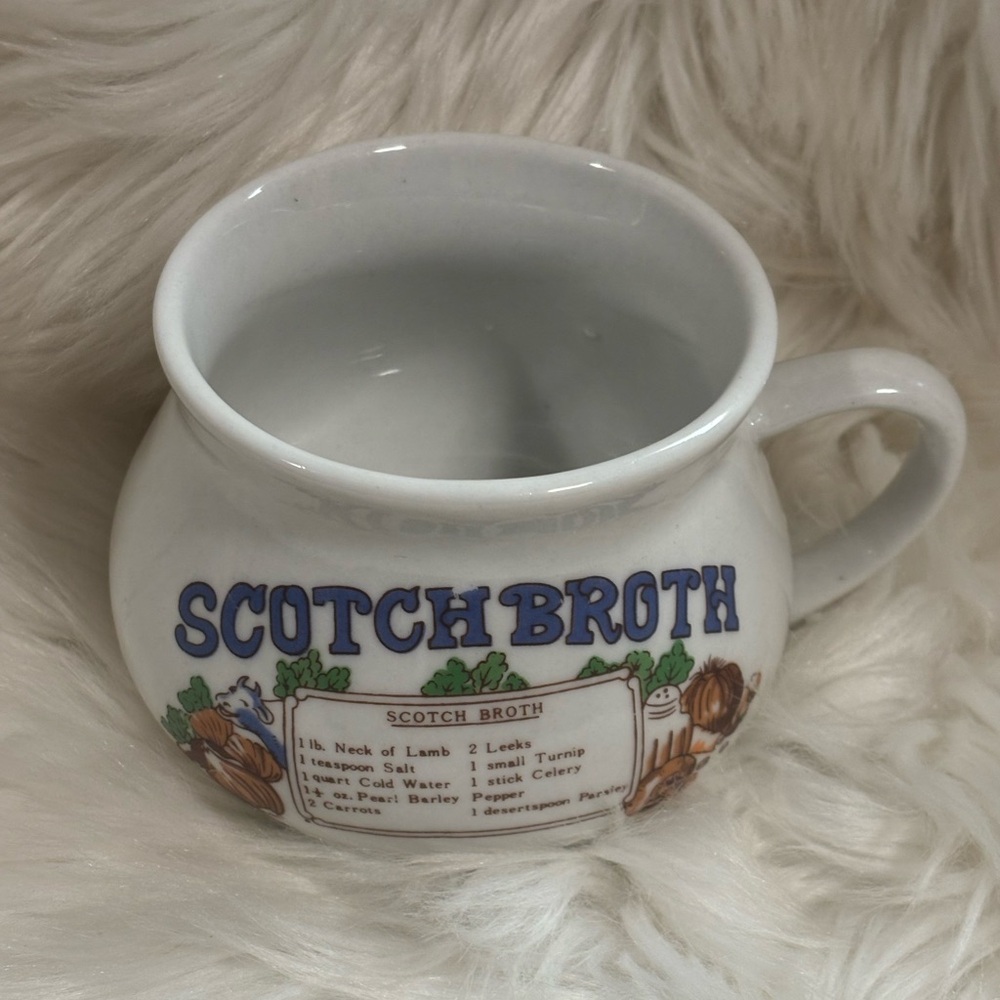 Vintage Recipe Soup Mug